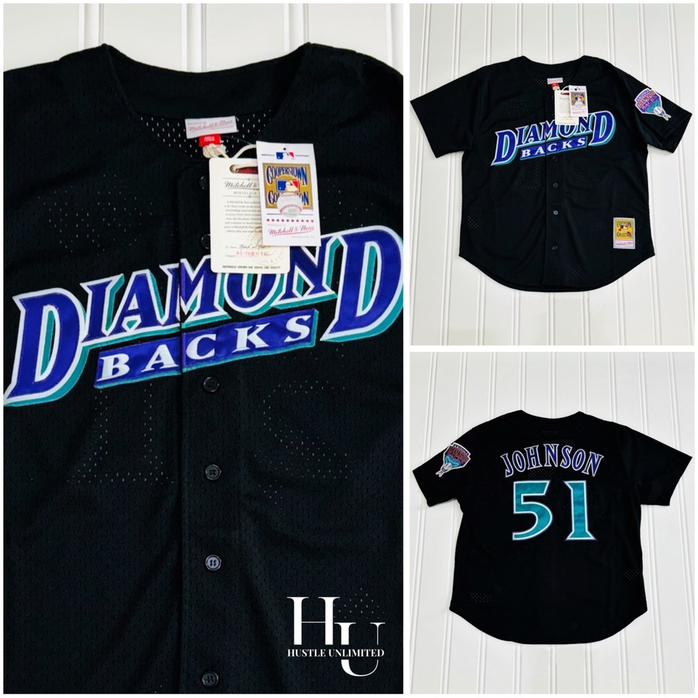 Randy Johnson Arizona Diamondbacks Mitchell & Ness Cooperstown MLB Jersey Large